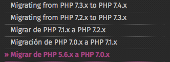 Consejos apra actualizar PHP sin problemas