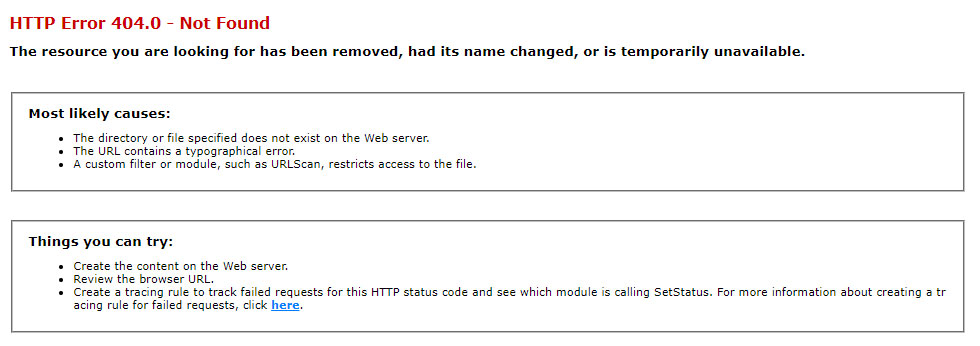 personalizar una página con Error 404