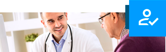 Médico y su paciente como ejemplo de aseguradores médicas a las que hemos ayudado a configurar servicios telemáticos
