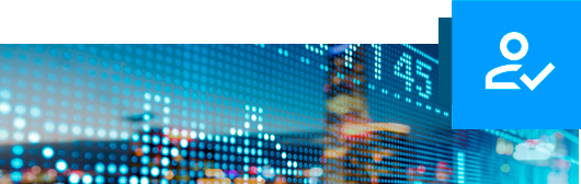 Pantalla con datos como ejemplo de caso de éxito del sector bancario frente a ciberataques