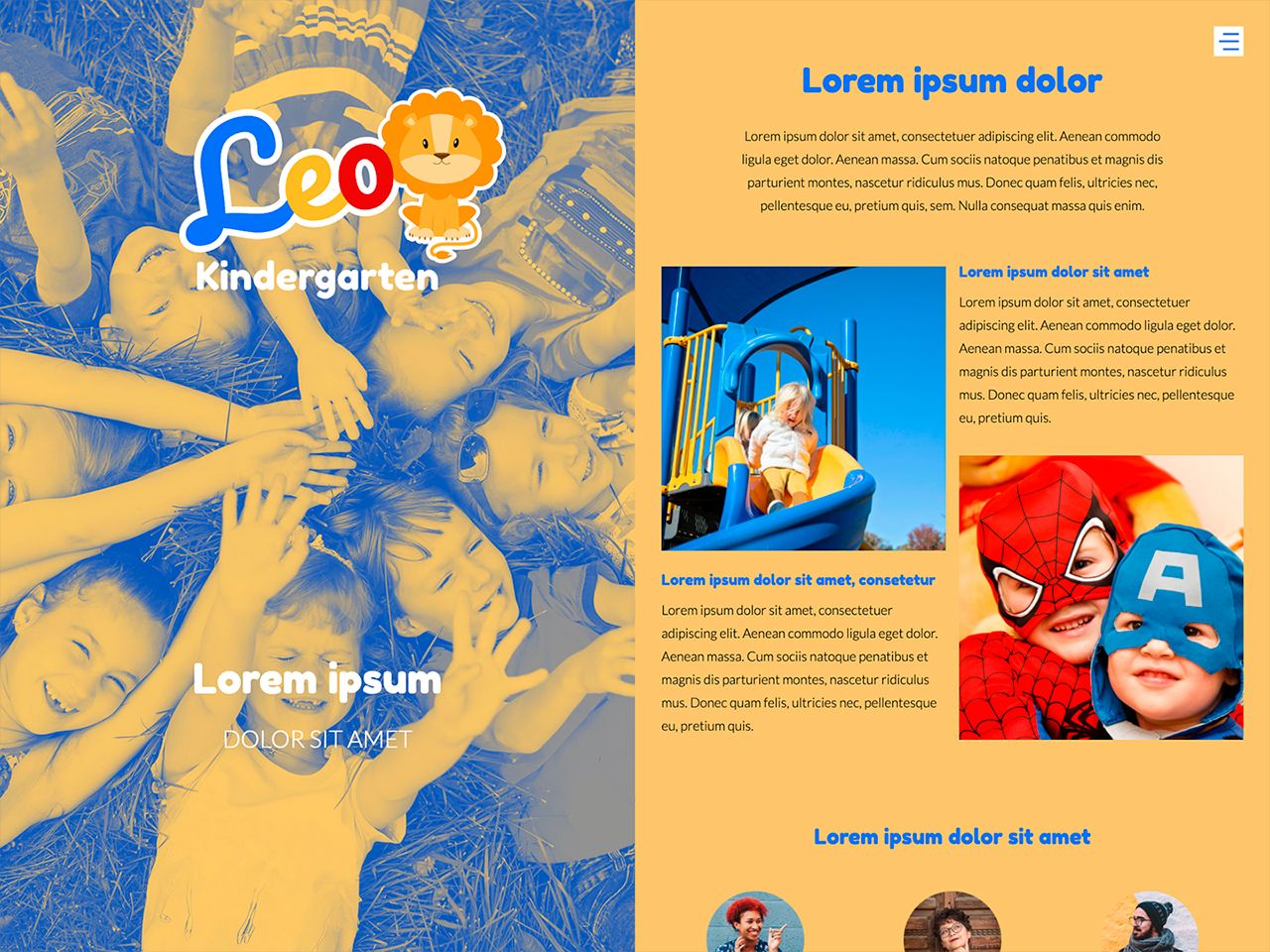 Ejemplo de plantilla de Webmaker