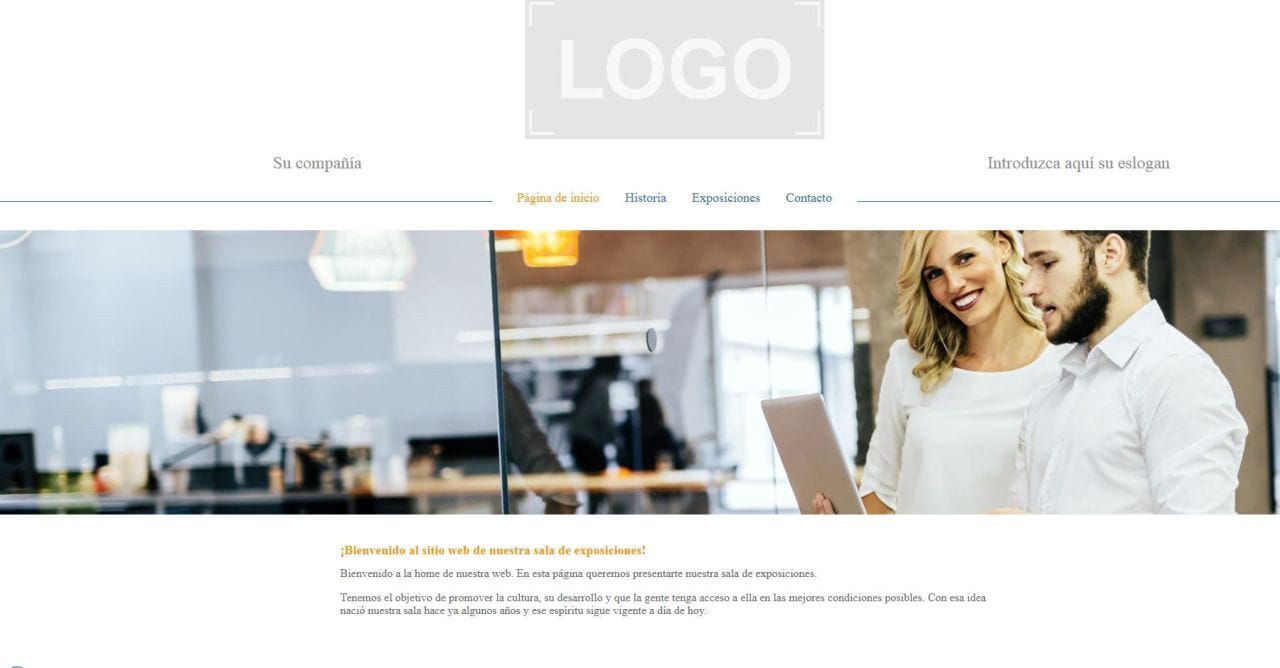 Ejemplo de plantilla de Webmaker