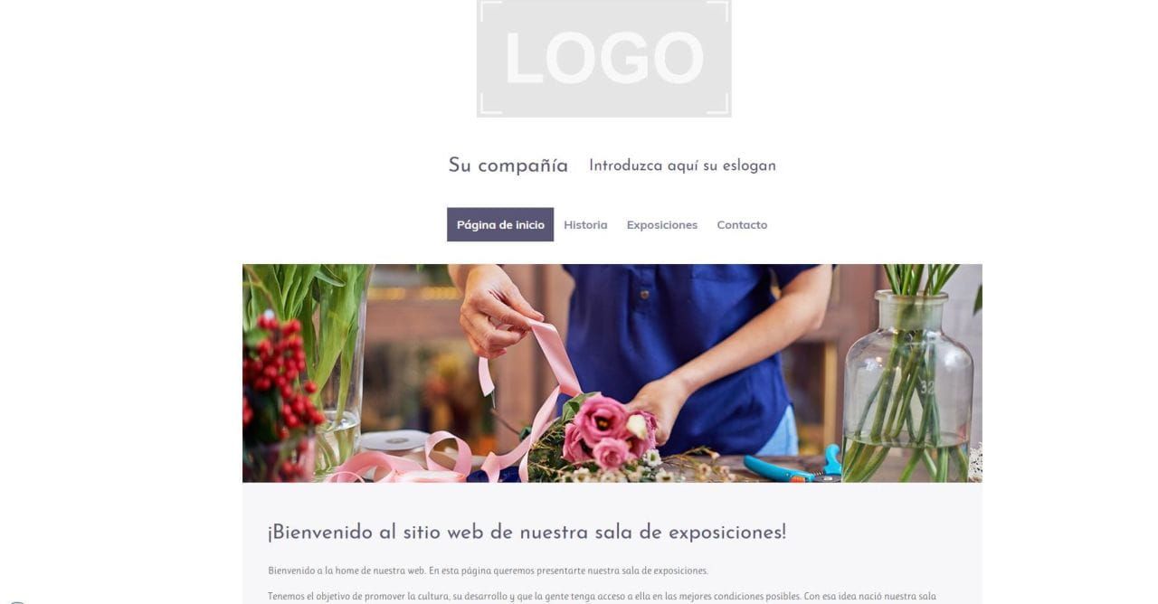 Ejemplo de plantilla de Webmaker