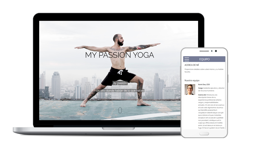 Ejemplo de plantilla de Webmaker