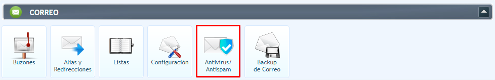 antivirus antispam correo
