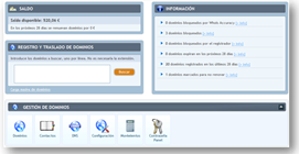 El Panel de Control de Gestión Multidominios
