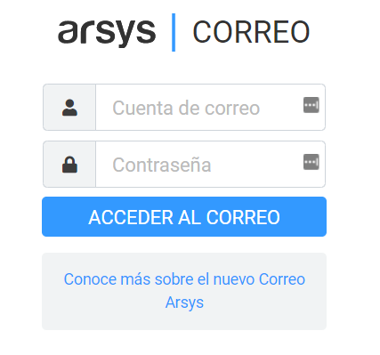 Acceder a correo Arsys