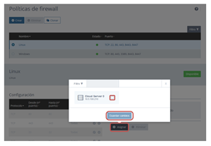 servidores firewall