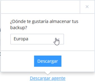 donde almacenar tu backup