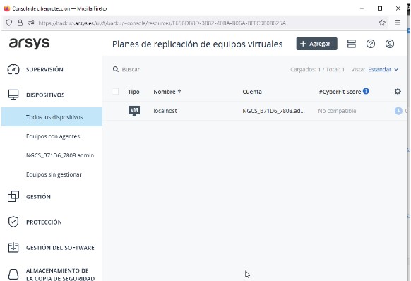 aplicar planes de backup