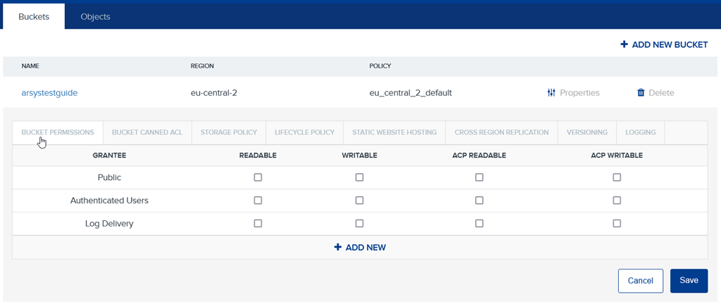 S3 Object Storage