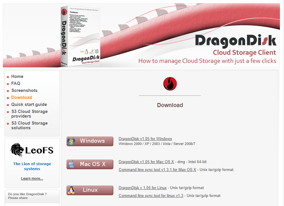 Descargar DragonDisk